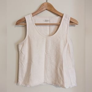 Madewell Cropped Tasselled Tank